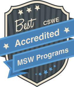 Best CSWE MSW Program Badge